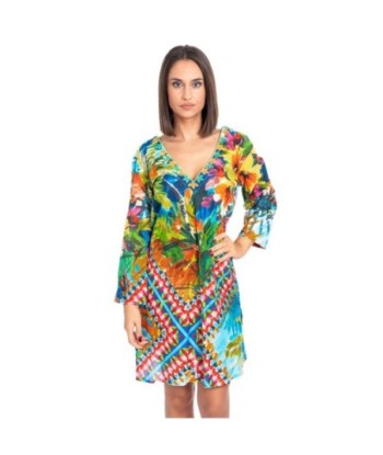 Kurta Azul para Mujer - Moda Bohemia, 100% Algodón, Estilo Floral, Ideal para Ocasiones Especiales y Diarias,