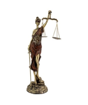 Diosa De La Justicia - Figura Mitológica en Resina con Atributos Elegantes