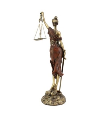 Diosa De La Justicia - Figura Mitológica en Resina con Atributos Elegantes