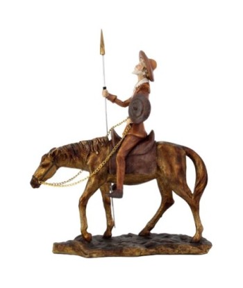 Figura de Don Quijote S/Caballo en Resina - Decoración Única y Artística