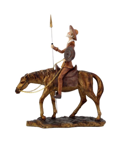 Figura de Don Quijote S/Caballo en Resina - Decoración Única y Artística