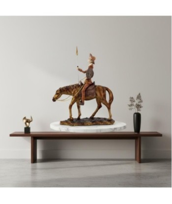 Figura de Don Quijote S/Caballo en Resina - Decoración Única y Artística