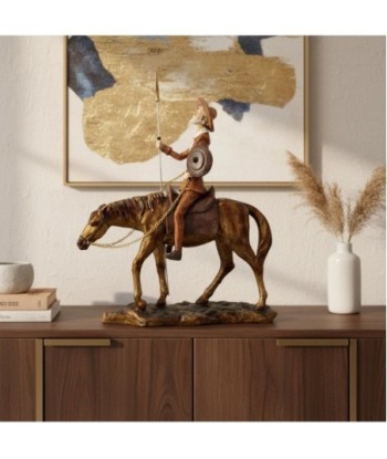 Figura de Don Quijote S/Caballo en Resina - Decoración Única y Artística
