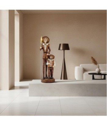 Figura de Don Quijote y Sancho Panza de Resina - Decoración Clásica