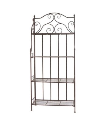 Estantería de Metal Decorativa para el Hogar - Estilo Clásico