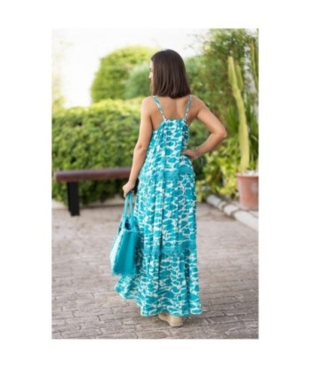Vestido Largo Midi Multicolor para Mujer - Moda Elegante, Estampado Único, Ideal para Fiesta y Ocasiones Especiales