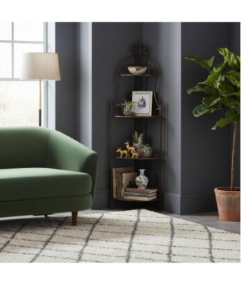 Estantería de Metal para Esquinas - Diseño Elegante y Funcional