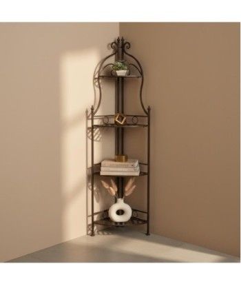 Estantería de Metal para Esquinas - Diseño Elegante y Funcional