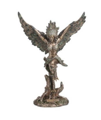 Figura Mitológica Harpy - Resina, Estilo Épico y Naturalista