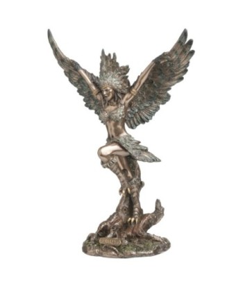 Figura Mitológica Harpy - Resina, Estilo Épico y Naturalista