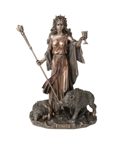 Figura Mitológica Circe de Resina con Estilo Clásico y Detalles Exquisitos