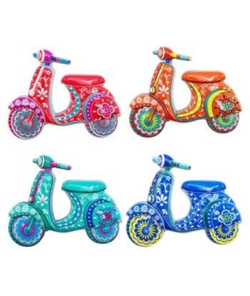 Imanes Decorativos Magnéticos en Resina - Scooter Colorido para Decoración