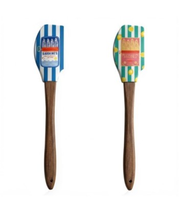 Espátula Sardinas Expositor de MDF y Silicona Alimentaria, Diseño Colorido, Ideal para Cocina
