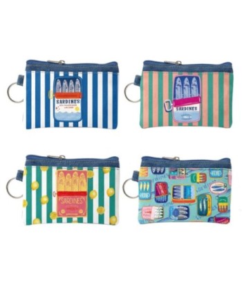 Monedero 4U de PVC con diseños coloridos y modernos