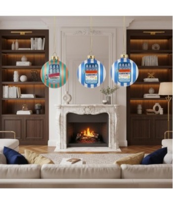 Bola 3U de Resina, Estilo Divertido y Colorido para Decoración Navideña