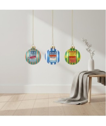 Bola 3U de Resina, Estilo Divertido y Colorido para Decoración Navideña