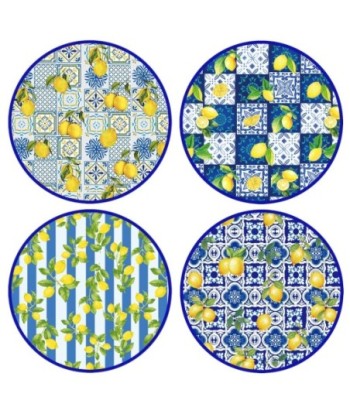 Posavasos de Cerámica con Diseño de Limones - Estilo Colorido y Moderno