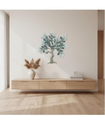Adorno Pared Árbol de Metal Verde - Estilo Natural para Jardín