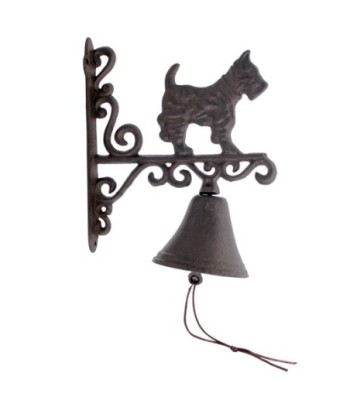 Campana Perro de Hierro Colado - Decoración Vintage para Entrada