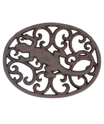 Salvamantel Lagarto de Hierro Colado - Diseño Elegante y Original