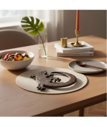 Salvamantel Lagarto de Hierro Colado - Decoración Original para la Mesa