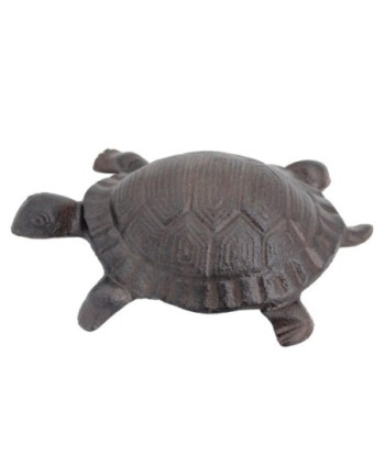 Figura de Tortuga de Hierro Colado - Novedad para Decoración del Hogar