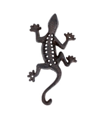 Percha Lagarto 1 Pomo de Hierro Colado - Estilo Original y Funcionalidad