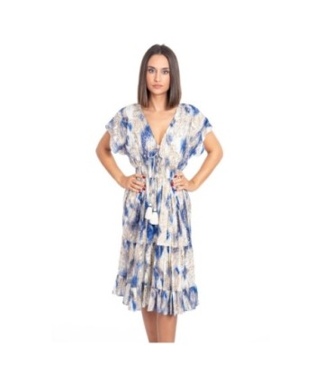 Vestido Corto Azul Mujer - Moda Isla Bonita Glam - Elegante Vestido de Fiesta para Ocasiones Especiales - Estilo