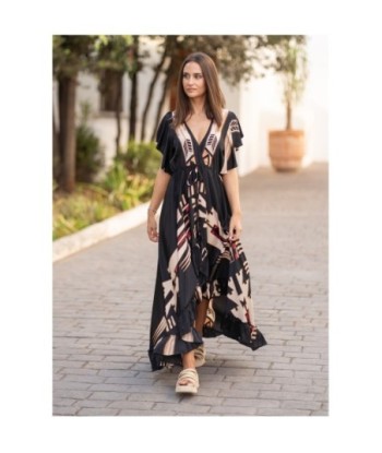 Vestido Largo Midi para Mujer - Estilo Etnico, Perfecto para Fiesta, Cómodo y Elegante, Ideal para Ocasiones Especiales