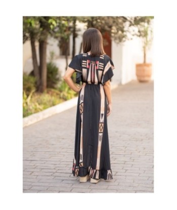 Vestido Largo Midi para Mujer - Estilo Etnico, Perfecto para Fiesta, Cómodo y Elegante, Ideal para Ocasiones Especiales