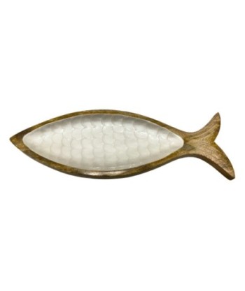 Bandeja de Decoración Pez L de Madera | Estilo Nautical, Ideal para Comedor