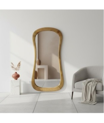 Espejo de Madera Curvado para Decoración Moderna - Estilo Natural