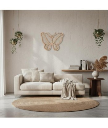 Adorno Pared Mariposa S - Palma y Hierba Marina, estilo natural, decorativo para interiores