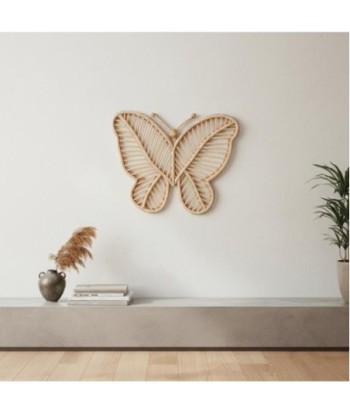 Adorno Pared Mariposa S - Palma y Hierba Marina, estilo natural, decorativo para interiores