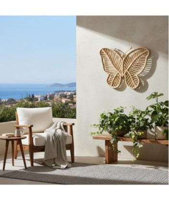 Adorno Pared Mariposa S - Palma y Hierba Marina, estilo natural, decorativo para interiores