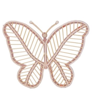 Adorno Pared Mariposa L de Palma y Hierba Marina | Estilo Natural y Elegante
