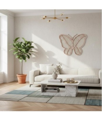 Adorno Pared Mariposa L de Palma y Hierba Marina | Estilo Natural y Elegante