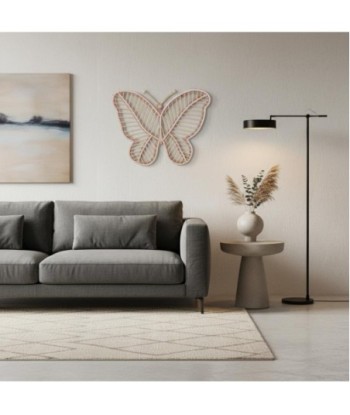Adorno Pared Mariposa L de Palma y Hierba Marina | Estilo Natural y Elegante