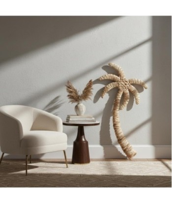 Adorno Pared Palmera Natural de Palma y Hierba Marina - Estilo Tropical