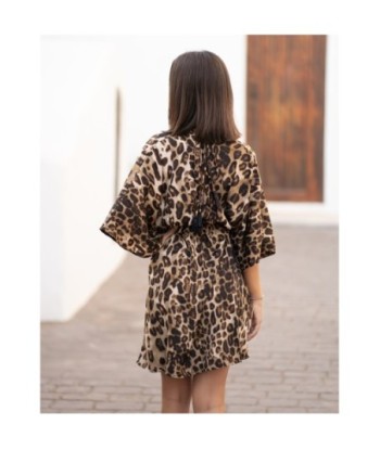 Vestido Corto Mujer Estampado Animal Print, Moda Elegante para Fiesta y Ocasiones Especiales, Ropa de Verano Multicolor
