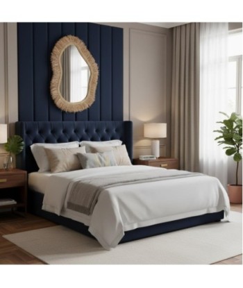 Espejo decorativo de palma y hierba marina con diseño irregular y estilo natural