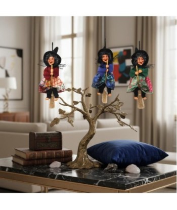 Figura Mitológica: Bruja 3U de PVC, decorativa y encantadora