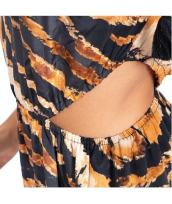 Vestido Largo Midi Rosa Estampado Animal Print para Mujer - Moda Elegante y Versátil para Ocasiones Especiales