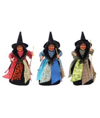 Bruja 3U de PVC - Figura Decorativa Colorido con Diseño Tradicional