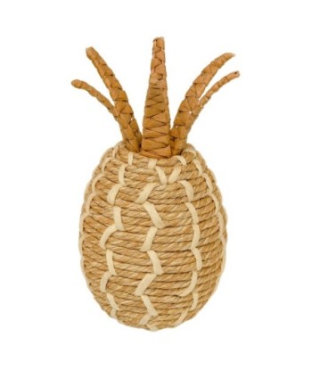 Figura Piña L de Paja de Trigo - Decoración Natural para Hogar