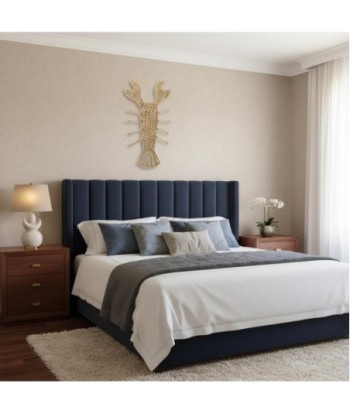Adorno Pared Langosta S de Paja de Trigo | Estilo Marinero | Decoración Original