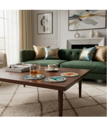Posavasos de Cerámica 4U Estilo Marino Decorativos