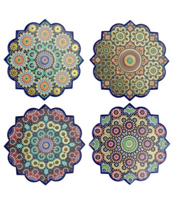 Salvamantel Hidráulico de Cerámica - Diseño Colorido y Artesanal
