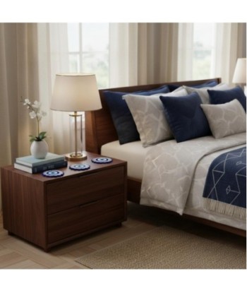 Posavasos 4U Cerámica Azul Decorativos para Mesa