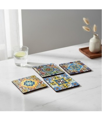 Posavasos de Cerámica 4U - Colorido y Decorativo para Tu Mesa